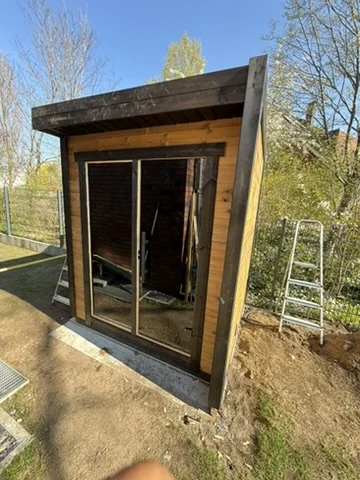 Sauna built from scratch