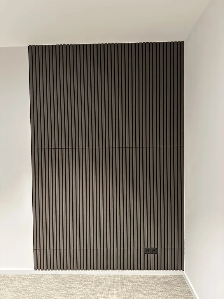 Slatted wall panels